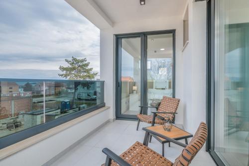 Kilátás, Luxury Villa Weiss - Malinska - Heated Pool - Central floor heating in Winter (Luxury Villa Weiss - Malinska - Heated Pool - Central floor heating in Winter - Osmosis System in ki) in Milcetici