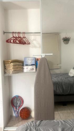 1 double bed, 2 sofa beds