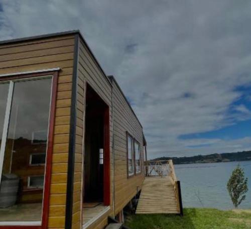Cabaña casa 6 personas, con vista al mar