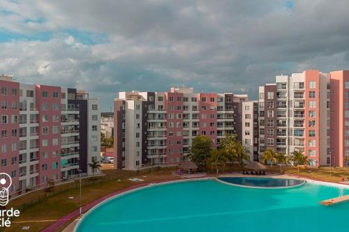 Departamento Moderno con Vista a la Laguna en Dream Lagoons, Cancún (fotografie 9)
