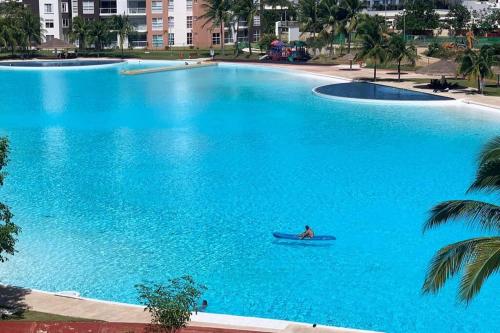 Departamento Moderno con Vista a la Laguna en Dream Lagoons, Cancún (fotografie 6)