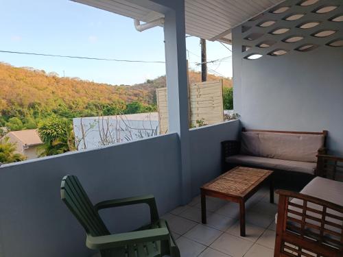 balkon/terras, Rêves de rivière- fonctionnel et bien placé (Reves de riviere- fonctionnel et bien place) in Le Carbet