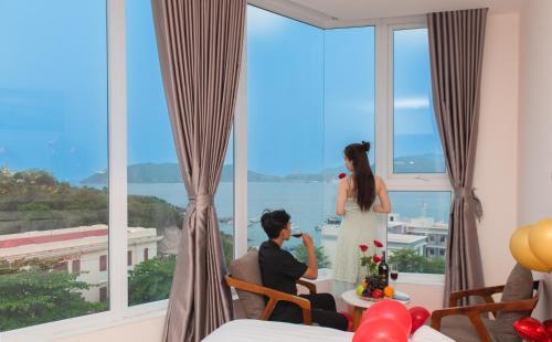 Double room, deluxe, sea view