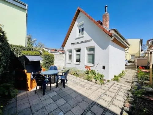 Kapitänshaus in Warnemünde, Deutschland