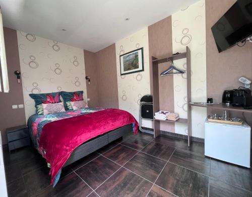 1 double bed