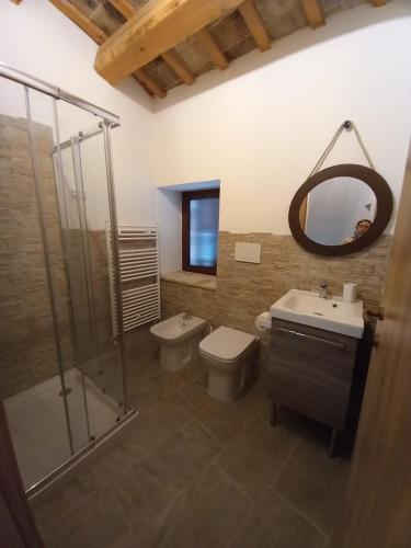 淋浴間, Casa Borgo Fonte in 坎波地區聖洛倫佐