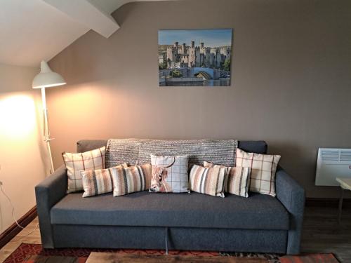 1 queen bed, 1 twin bed, 1 sofa bed