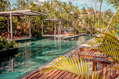 The Savia house · rooftop & gym in Tulum, Mexico