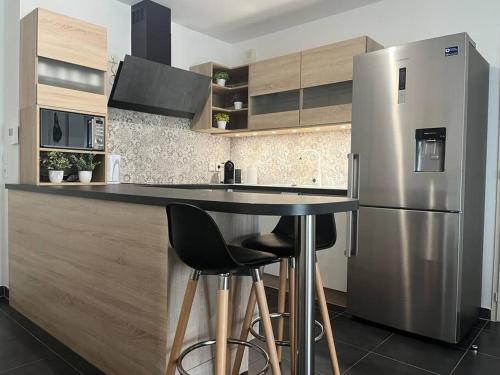 Appartement T2 vue panoramique sur Annecy in เซย์โนด์