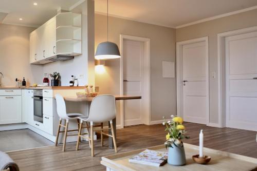 Kitchen, Ferienbauernhof Wulff - Fewo "Hooge" in Reussenkoge