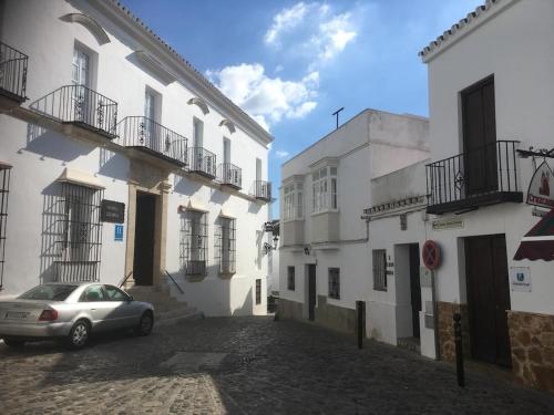 Medina Sidonia, luxury historic modern townhouse, swimming pool, terraces, sea view.