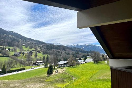 Bright studio with view on the green needle