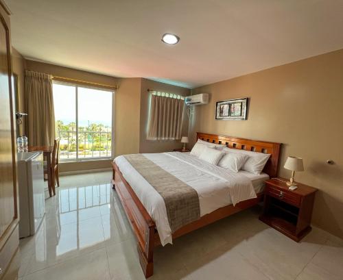 Bed, hotel hamilton in Manta