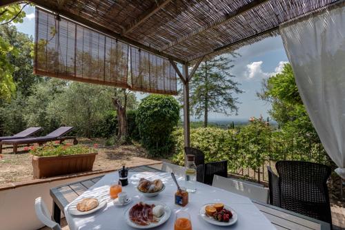Erkély/terasz, Agriturismo Il Gheppio in Guardistallo