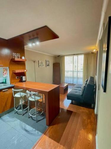 Céntrico departamento en Santiago