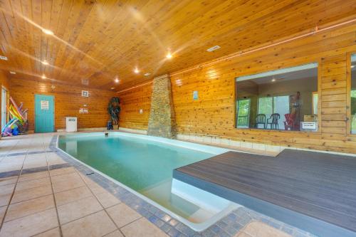 Grand Home with Indoor Pool and Basketball Court and View - image 7