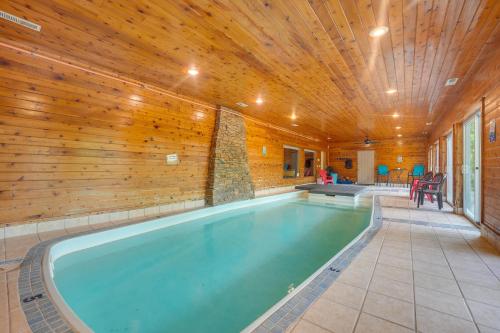 Grand Home with Indoor Pool and Basketball Court and View - image 8