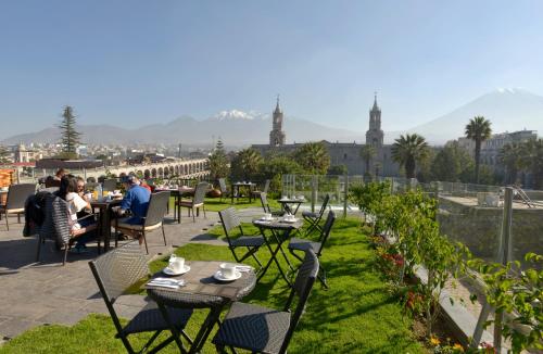 Restaurante, Katari Hotel at Plaza de Armas in Arequipa