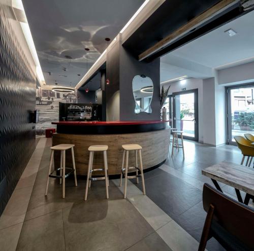 Bar/lounge, Best Western Hotel Corsi in Fiumicino Airport