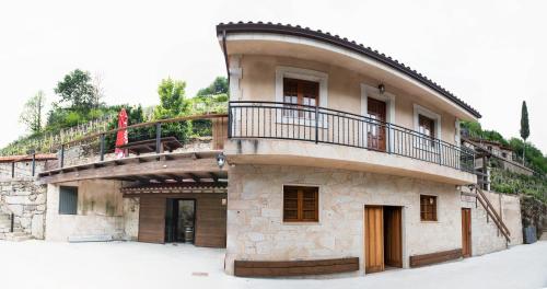 Balkons/terase, El balcón de la Penela (El balcon de la Penela) in Souto