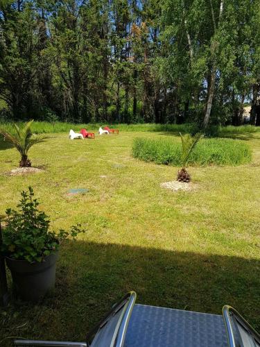 Kilátás, 03 - Joli studio traversant situe au rdc avec 2 lits, tout equipe pour 1, 2 ou 3 personnes maximum,  in Razac Sur L'Isle