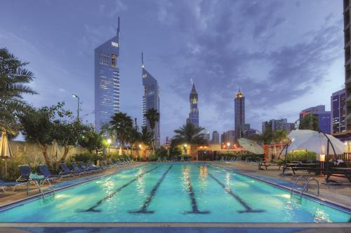 Swimming pool, The Apartments, Dubai World Trade Centre in World Trade Centre DIFC