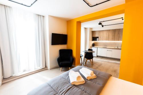 카세레스 Apartamentos Turísticos DE LA BERNARDA (Apartamentos Turisticos DE LA BERNARDA) 4성급 게스트하우스 스위트룸