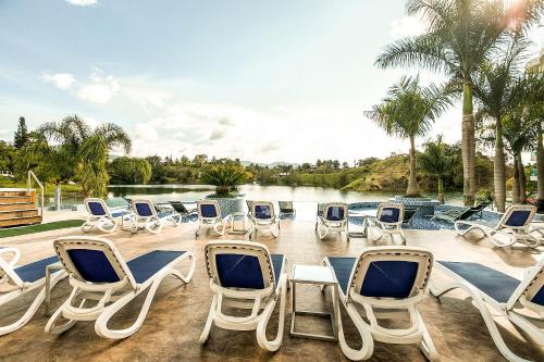 Swimming pool, Hotel Los Recuerdos in Guatape