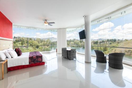 View, Hotel Los Recuerdos in Guatape