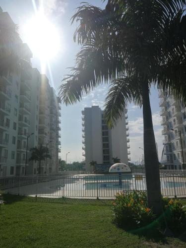 Swimming pool, Depto Condominio Aqualina in Girardot
