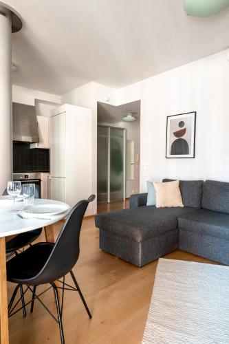 2ndhomes Stylish 1BR home with Balcony and Sauna in Kamppi Center