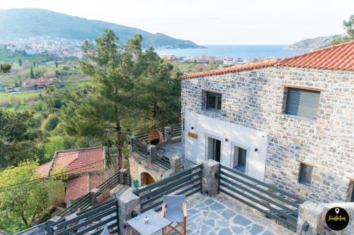 Viesnīcas āriene, Pinolia Rooms in Marmaro (Kardamila)