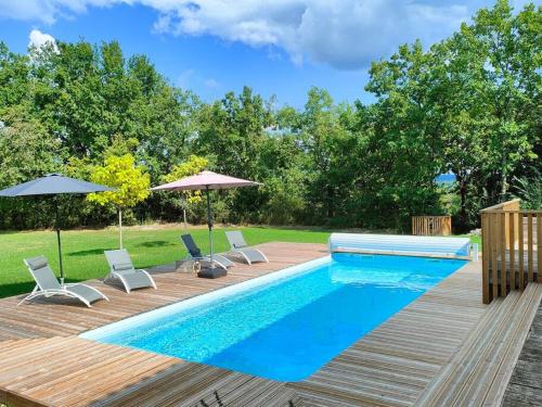 Maison Les Terrasses, 4 star rated wooden house