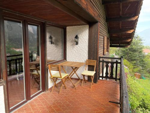 balkon/terras, Chalet Airaudi in Saint-Martin Vesubie