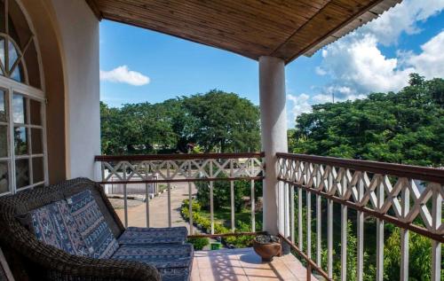 Captains Villa - where Lake Malawi and Shire River meet, historical hotel at waterfront next to the  in Mangochi
