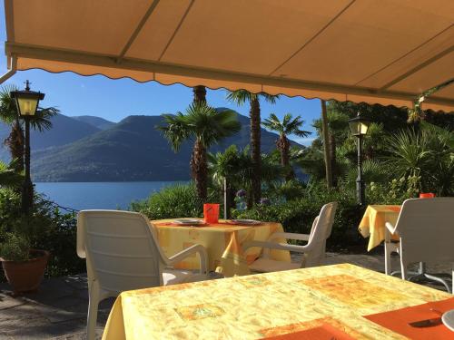 陽台/露台, 格爾尼日瓦貝拉奧克拉酒店 (Hotel Garni Rivabella au Lac) in 布里薩戈