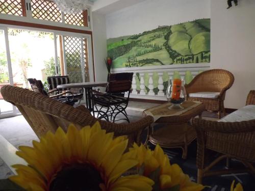 酒吧/休闲厅, 克里斯蒂娜酒店 (Hotel Cristina) in 基安恰诺泰尔梅