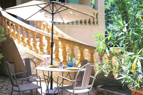 Erkély/terasz, LA VILLA DU PETIT BOIS Les Lavandes in Faucon