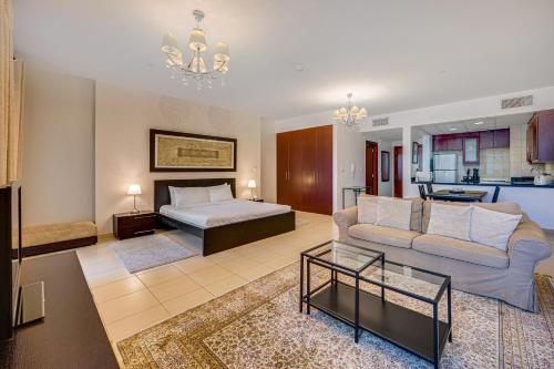 Huge Sea View Studio in Murjan JBR, Dubaj (fotografie 10)