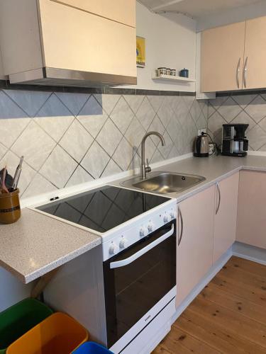 Kitchen, Apt17 - Guest house just outside of Billund - rural and quiet surroundings in Almstok