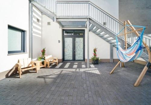 Entrance, Design Apartment mit kostenfreiem Garagen Parkplatz im Zentrum in Bingen am Rhein