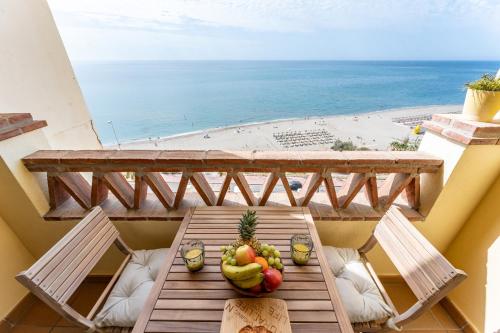 Spectacular Sea views parking and pool - Apartment - Benalmádena