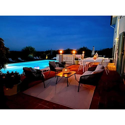 Villa Casa Collina Castelfalfi with amazing salt waterpool & AIRCO & VIP service