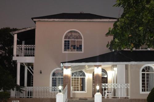 . Captains Villa - where Lake Malawi and Shire River meet, historical hotel at waterfront next to the Lake Museum in Mangochi Town