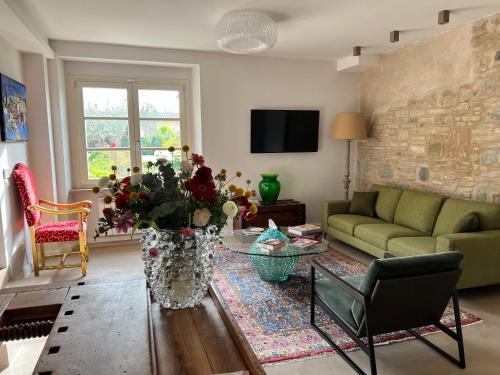 Koplietošanas atpūtas telpa ar TV, CorteViva Boutique B&B in Civitella D'Arno