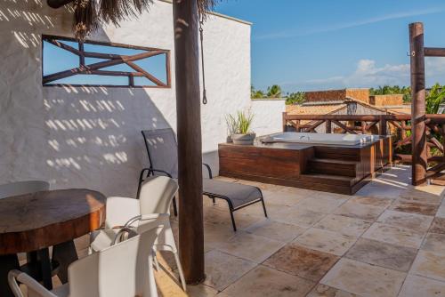 熱水浴缸, Moriá Eco Lodge (Moria Eco Lodge) in 阿蒙塔達