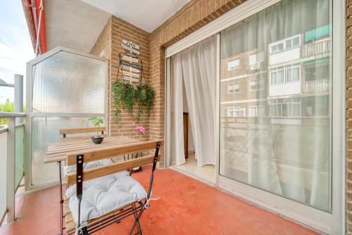 陽台/露台, B CasaCafé Madrid Pozuelo 2 Baño Fuera de la habitacion o COMPARTIDO (B CasaCafe Madrid Pozuelo 2 Bano Fuera de la habitacion o COMPARTIDO) in 波蘇埃洛 - 阿拉爾孔