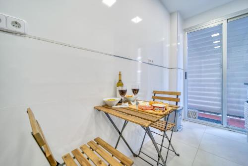 廚房, B CasaCafé Madrid Pozuelo 2 Baño Fuera de la habitacion o COMPARTIDO (B CasaCafe Madrid Pozuelo 2 Bano Fuera de la habitacion o COMPARTIDO) in 波蘇埃洛 - 阿拉爾孔