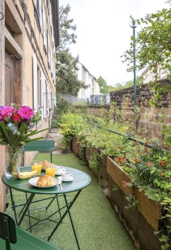 Nouveau - Au Fil de l'Eau - Terrasse - Location saisonnière - Barr