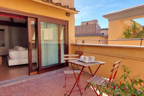 Balcony/terrace, Trevi Rome Suite in Rome